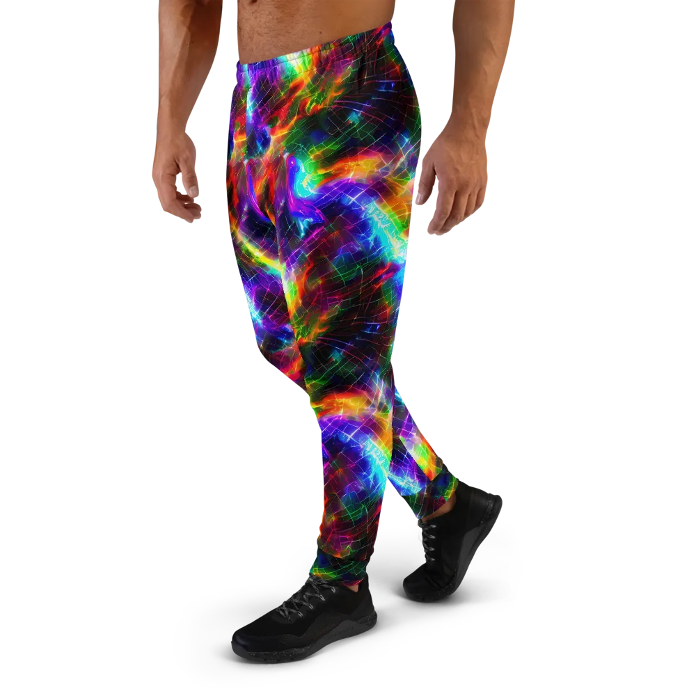 Shattered Spectrum on Men's Joggers — Left
