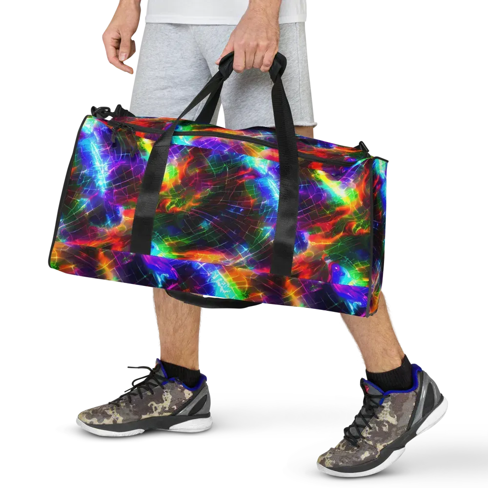 Shattered Spectrum on Duffle Bag — Front