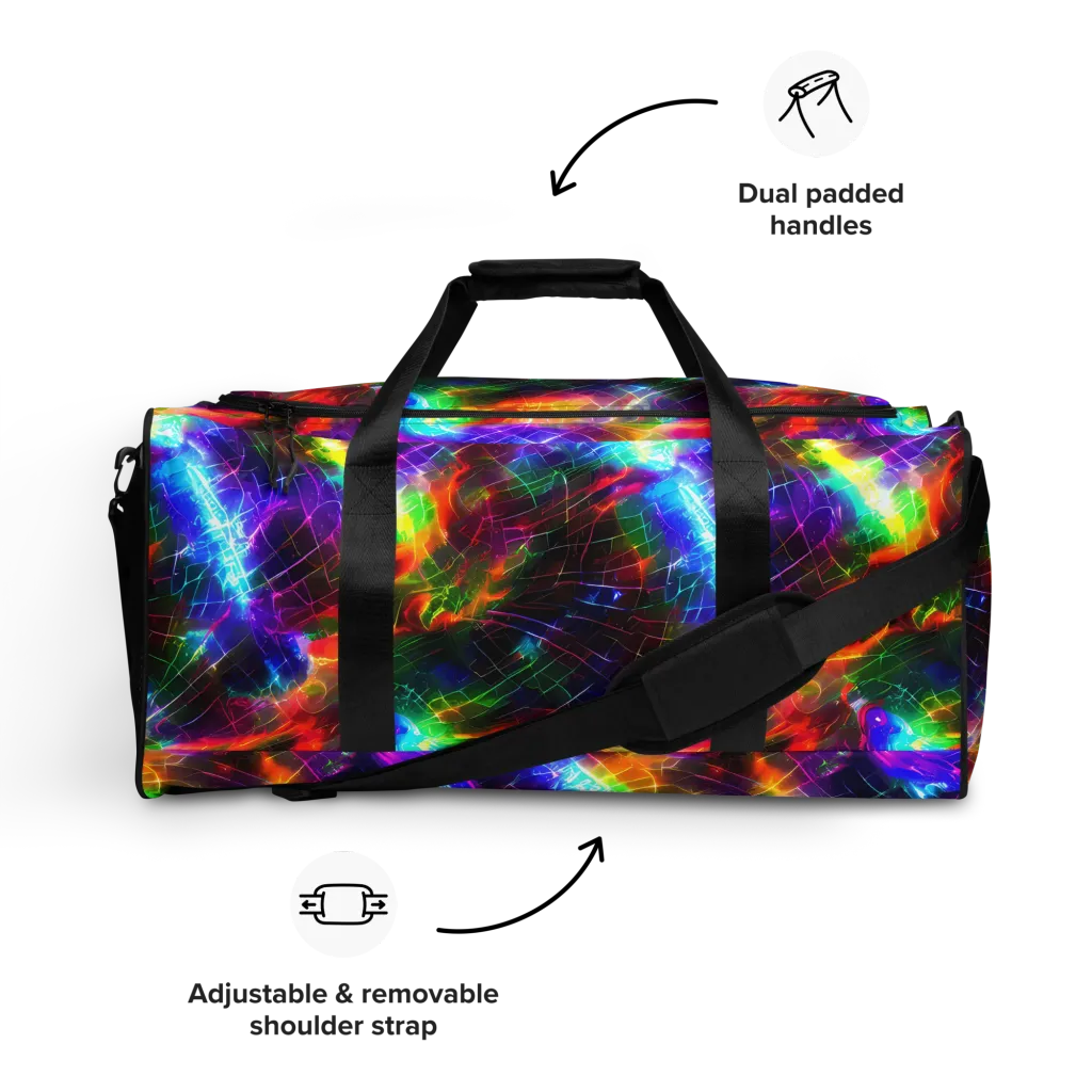Shattered Spectrum on Duffle Bag — Front