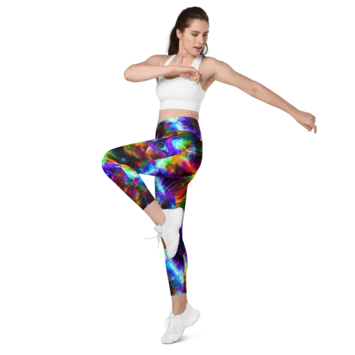 Shattered Spectrum on a Leggings with Pockets