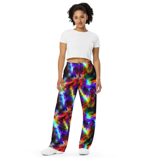 Shattered Spectrum on a Wide-Leg Pants