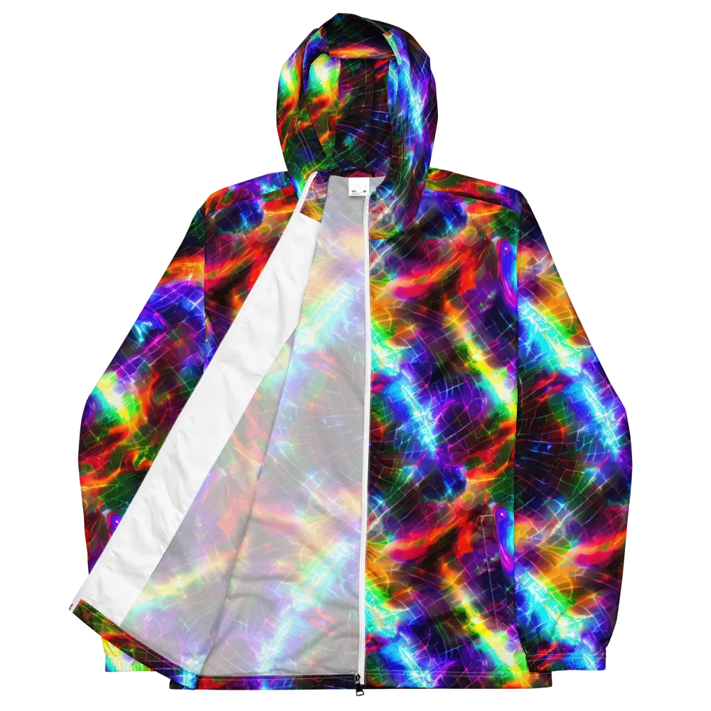 Shattered Spectrum on Men's Windbreaker — Front