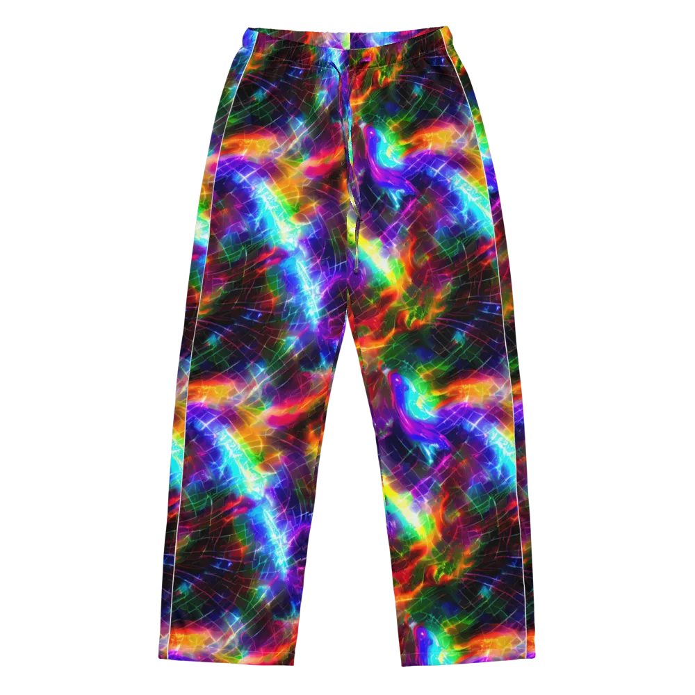 Shattered Spectrum on Women's Pajama Pants — Front