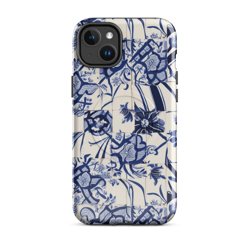 Cobalt Delft Reverie on MagSafe Tough Case for iPhone® — Front