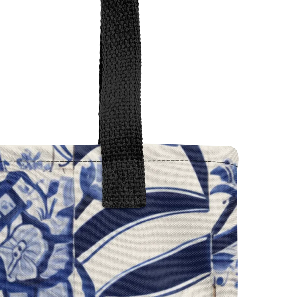 Cobalt Delft Reverie on Tote Bag — Product details