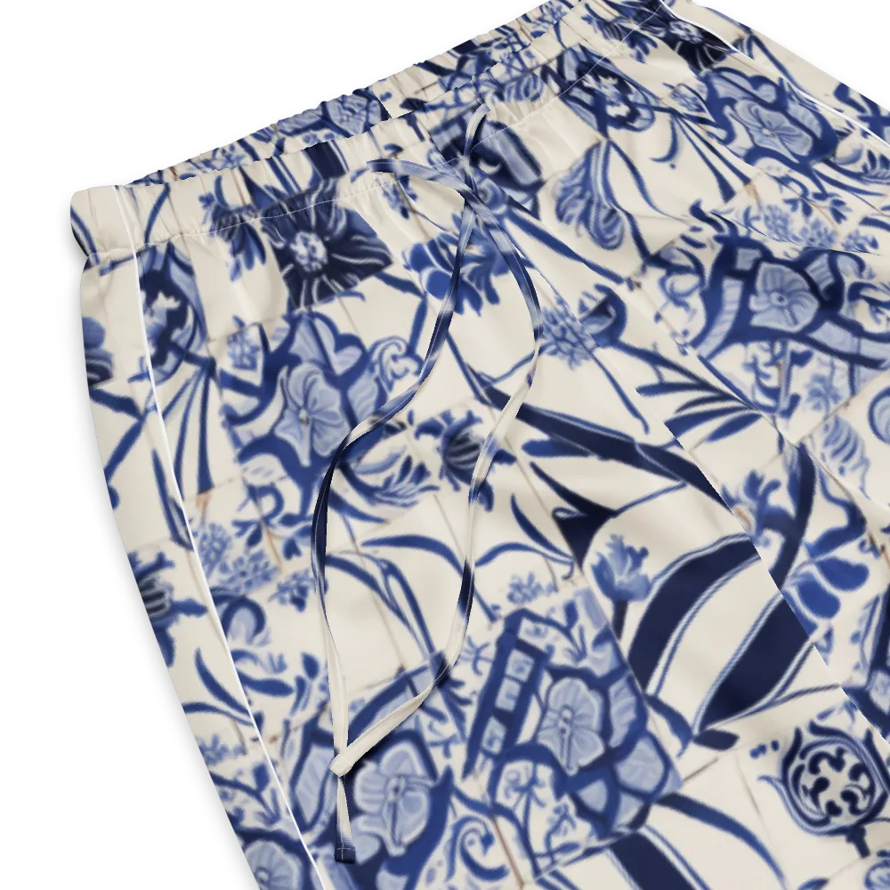 Cobalt Delft Reverie on Women's Pajama Pants — Product details