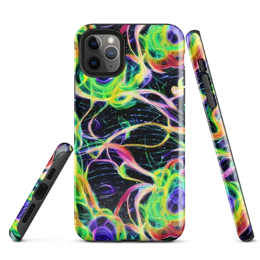 Neon Cell Garden on a Tough Case for iPhone®