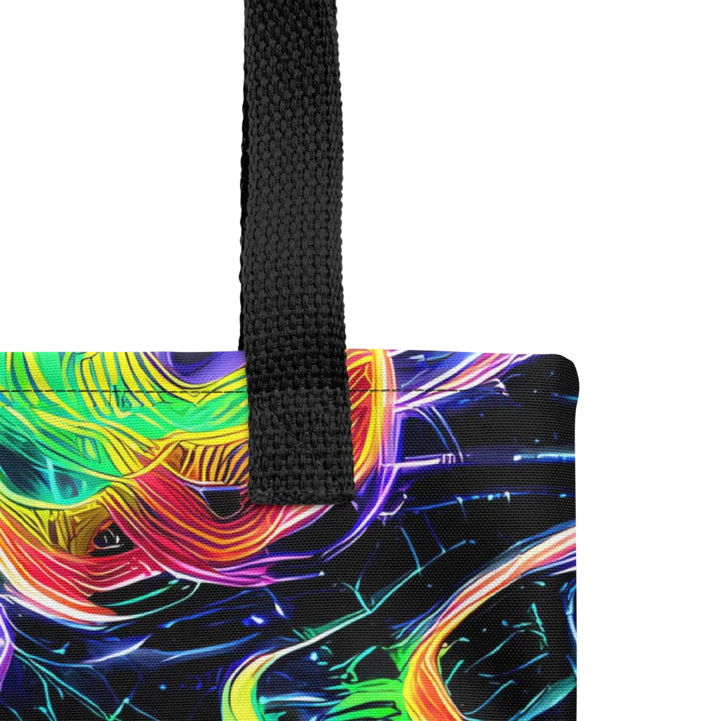 Neon Cell Garden on Tote Bag — Product details
