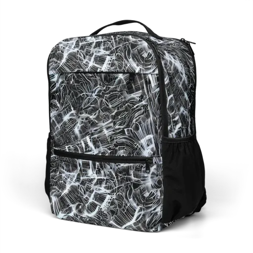 Silver Static on a Utility Backpack
