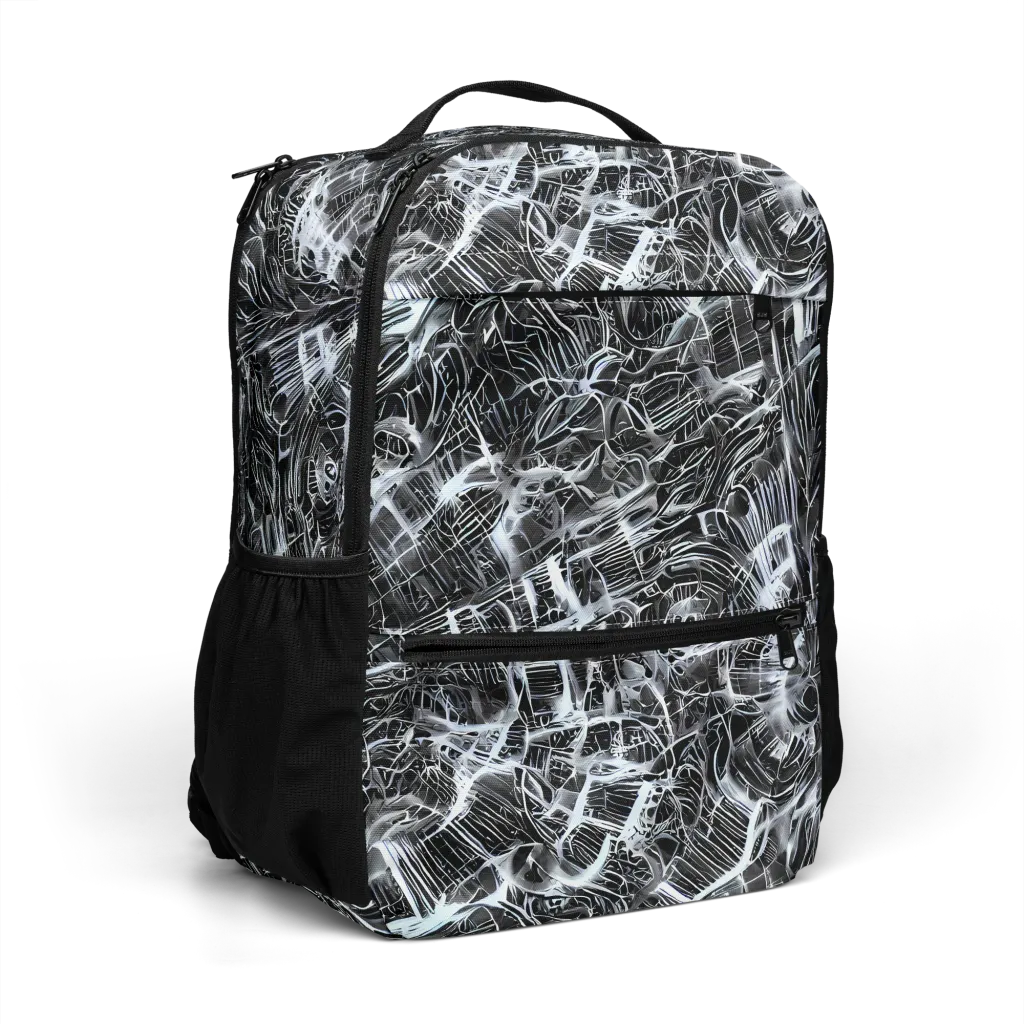 Silver Static on Utility Backpack — Right Front