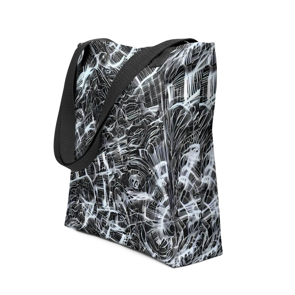 Silver Static on Tote Bag — Front