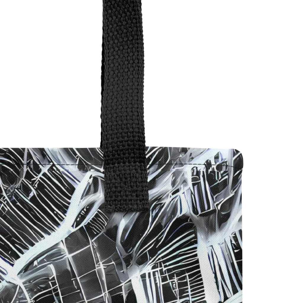 Silver Static on Tote Bag — Product details