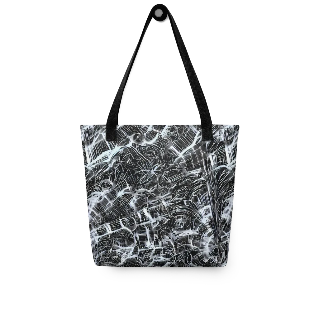 Silver Static on Tote Bag — Front
