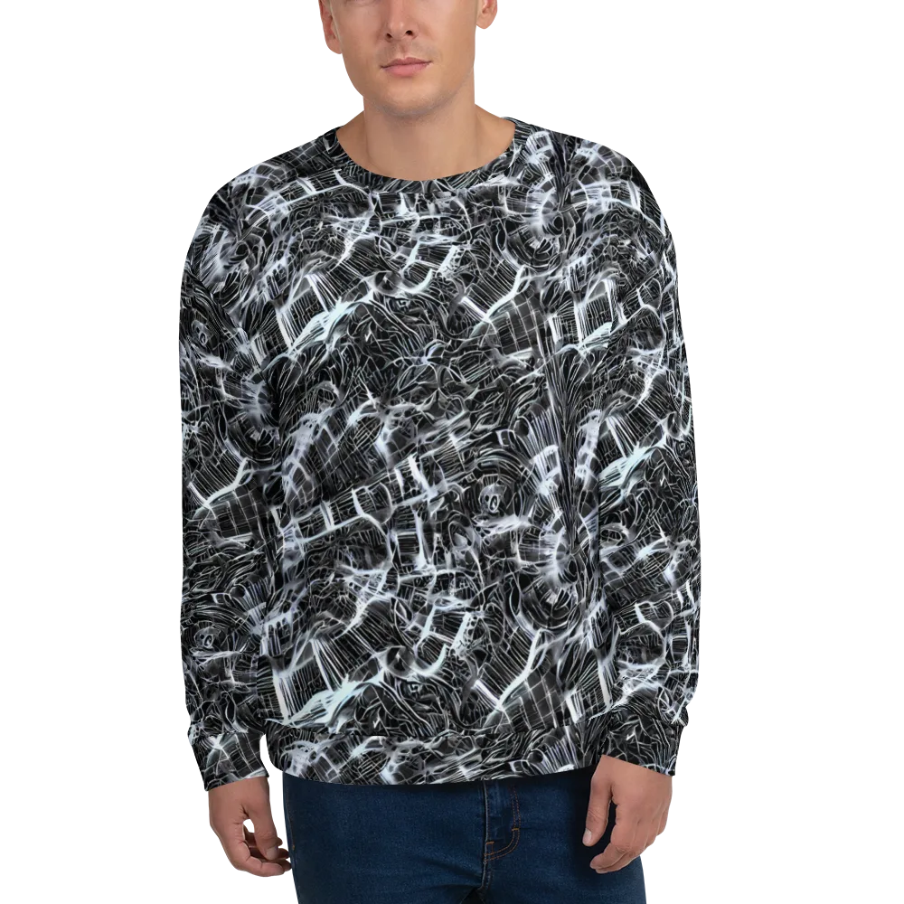 Silver Static on Sweatshirt — Front