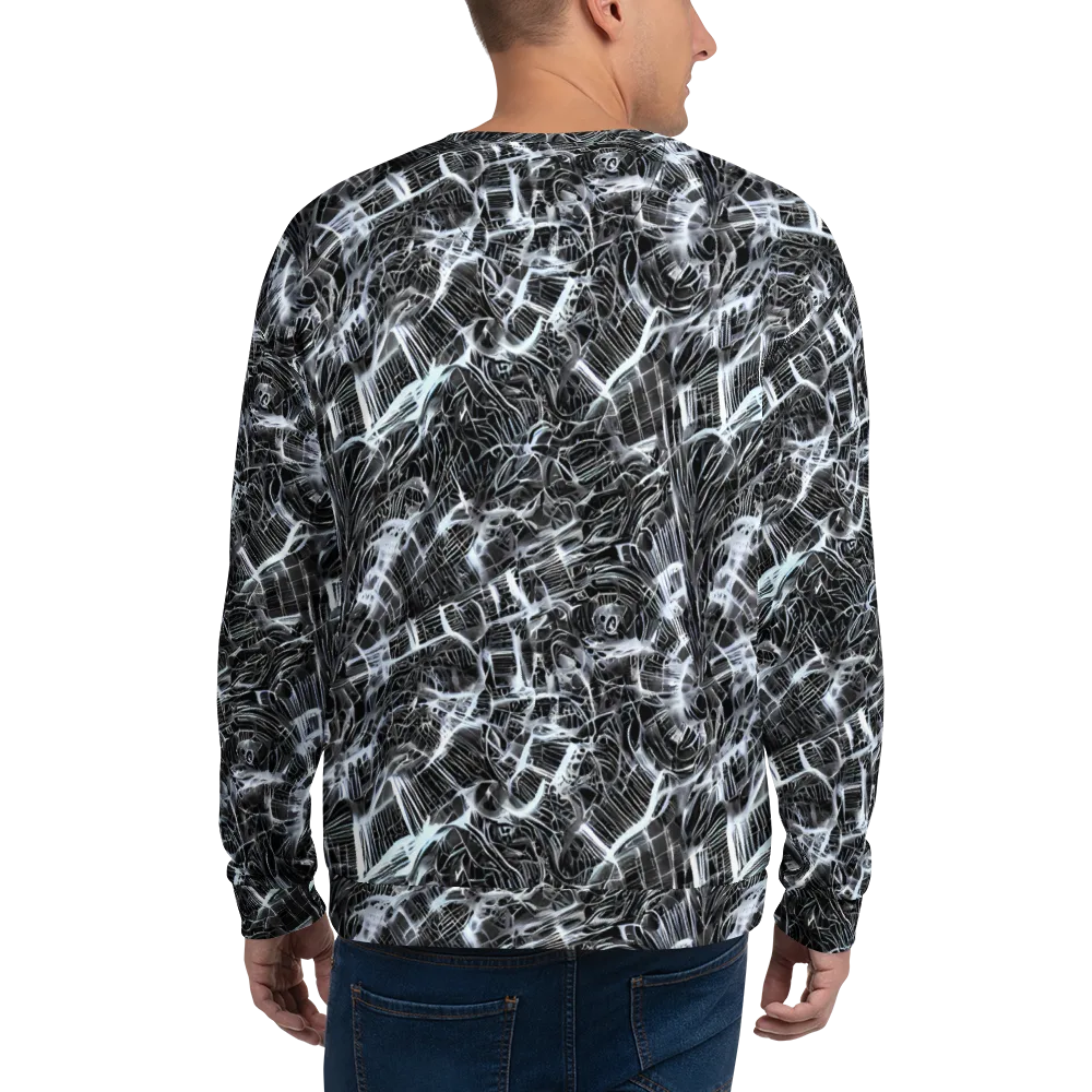 Silver Static on Sweatshirt — Back