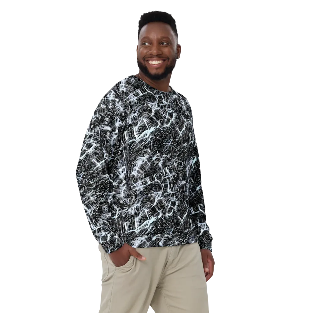 Silver Static on Sweatshirt — Front
