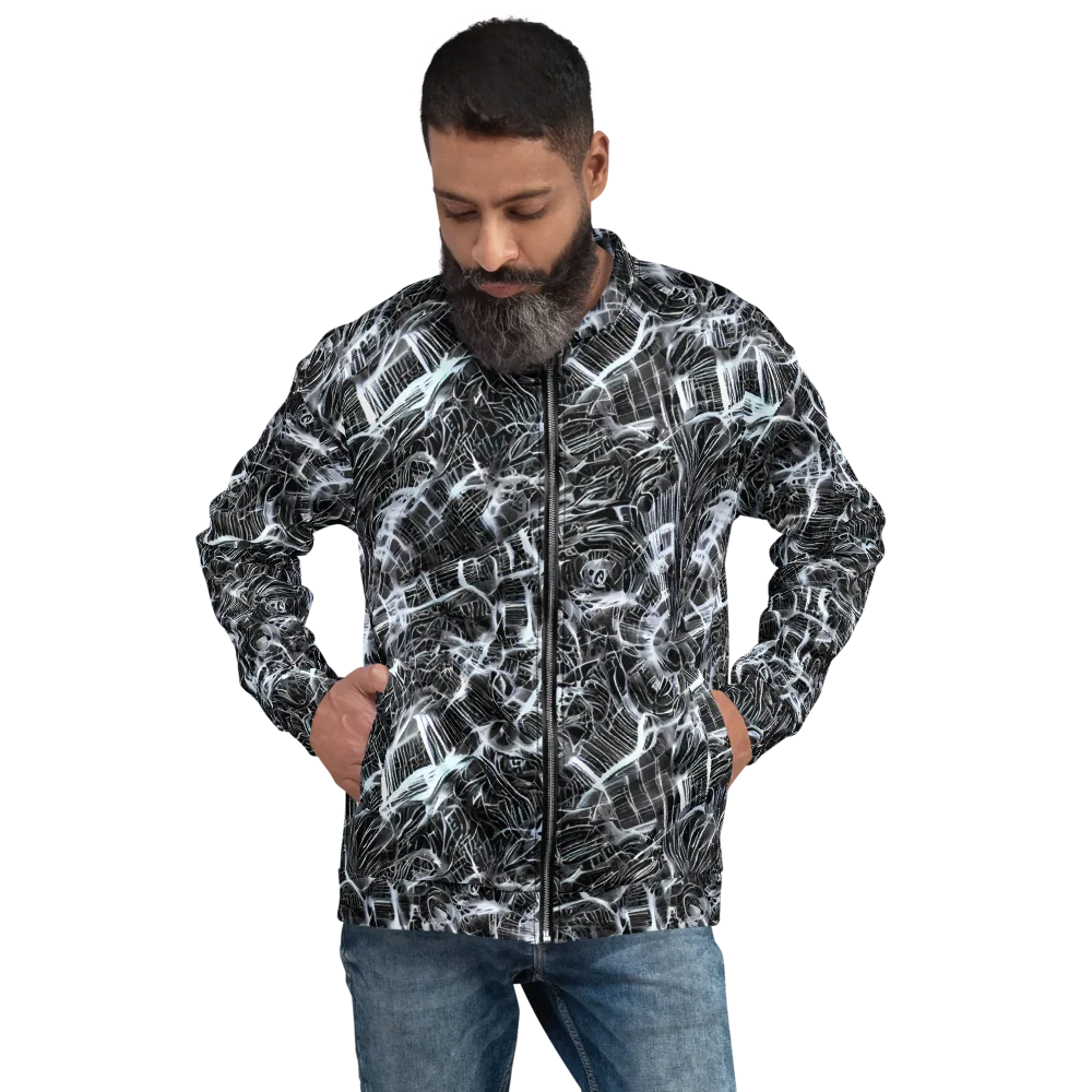 Silver Static on Bomber Jacket — Front