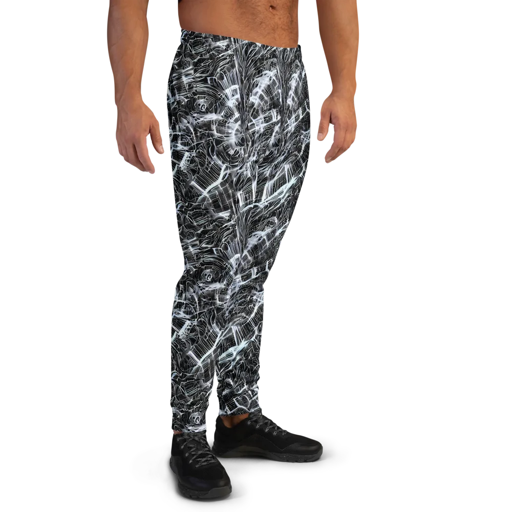 Silver Static on Men's Joggers — Right