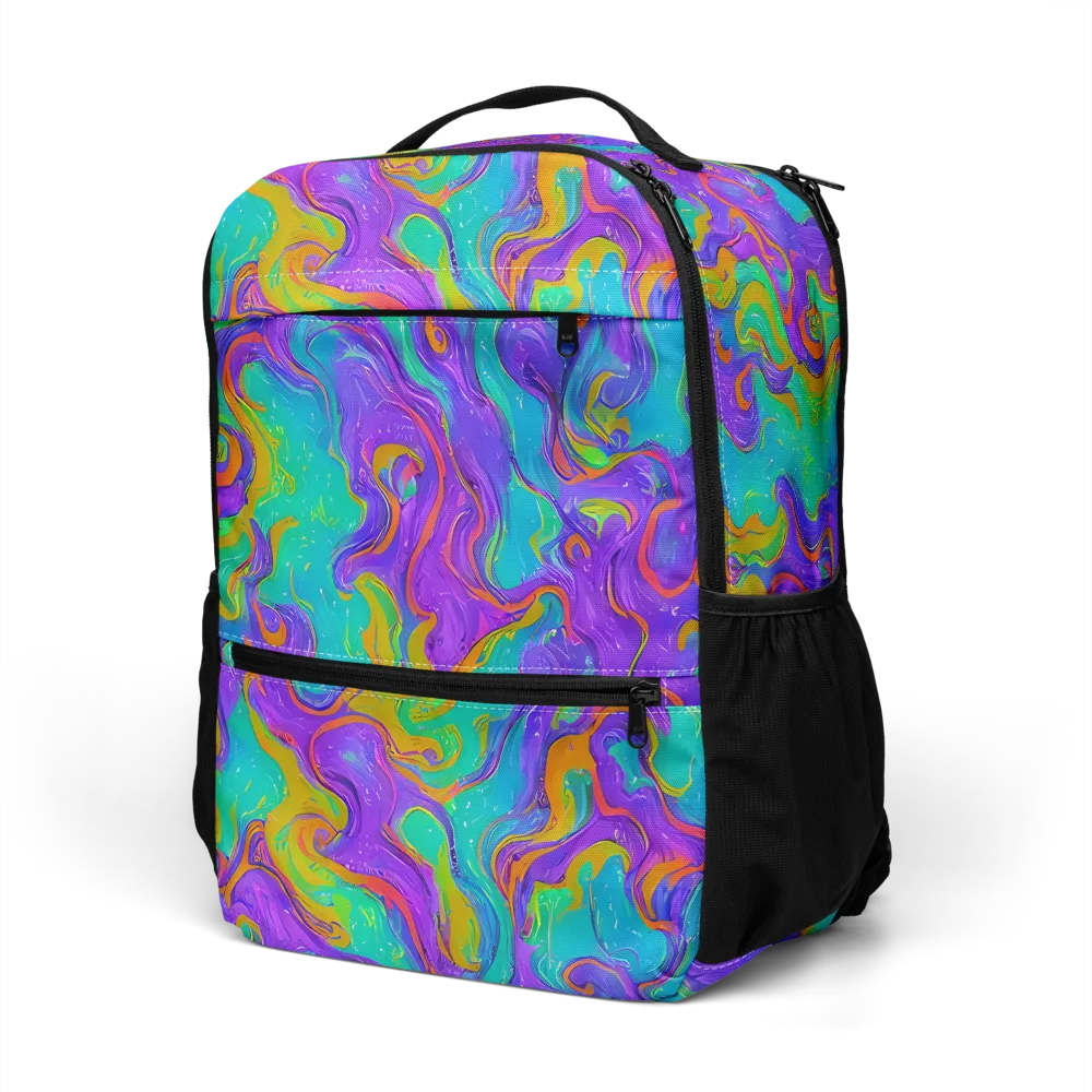 Aurora Fever on Utility Backpack — Left Front