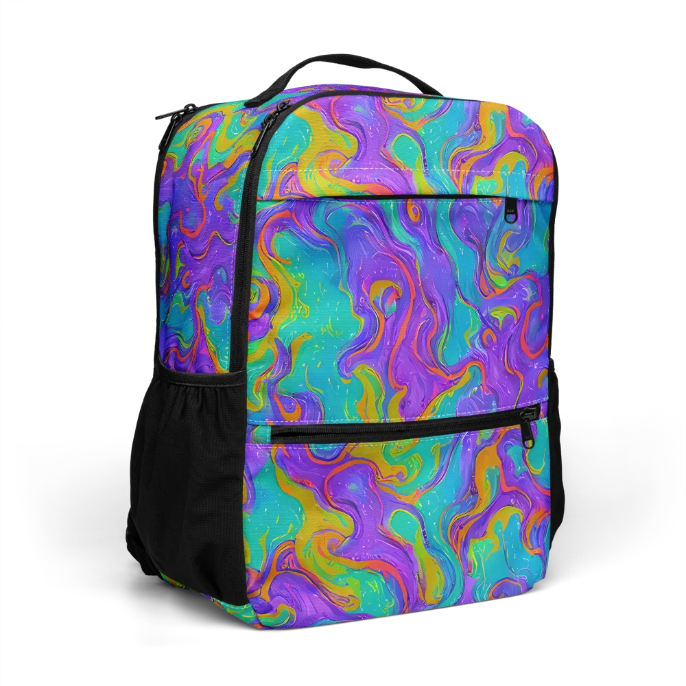 Aurora Fever on Utility Backpack — Right Front