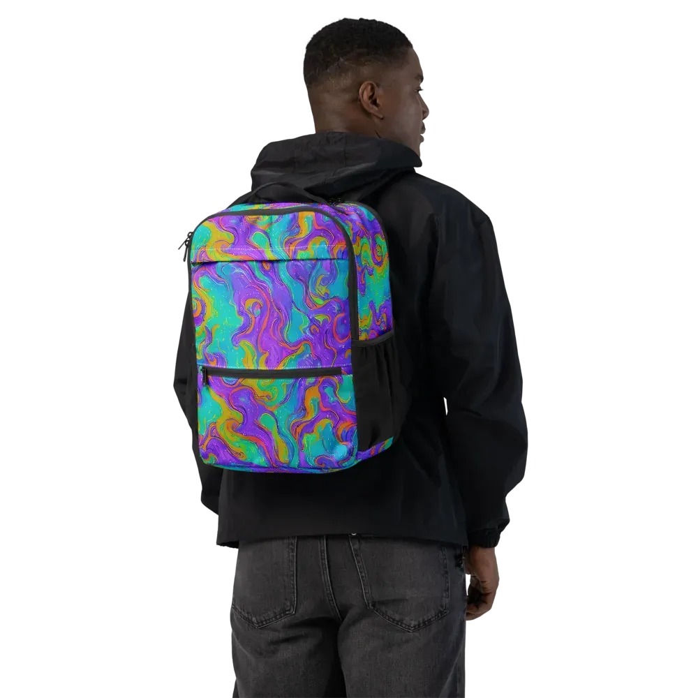 Aurora Fever on Utility Backpack — Back