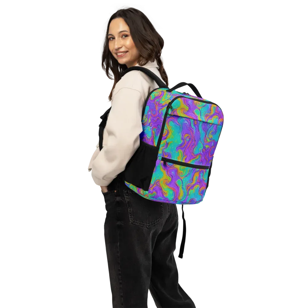 Aurora Fever on Utility Backpack — Back