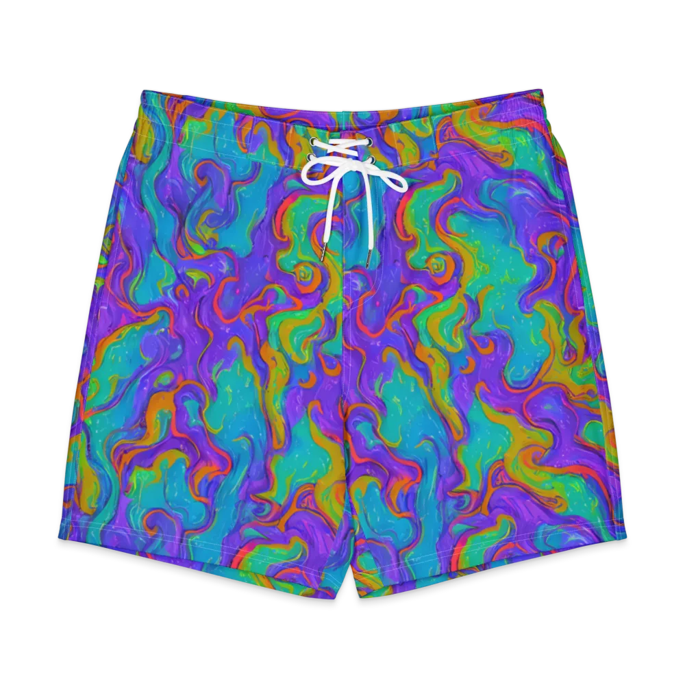 Aurora Fever on Men's Board Shorts — Front