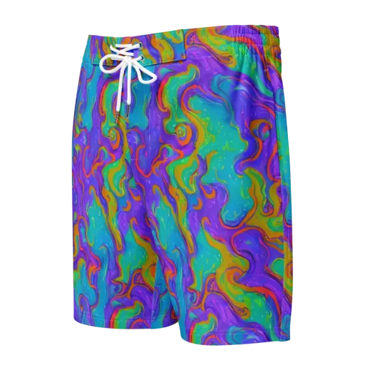 Aurora Fever on a Men's Board Shorts