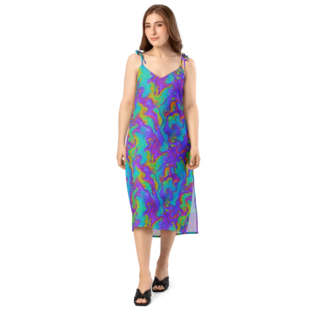 Aurora Fever on Slip Dress — Front