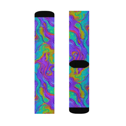 Aurora Fever on a Socks