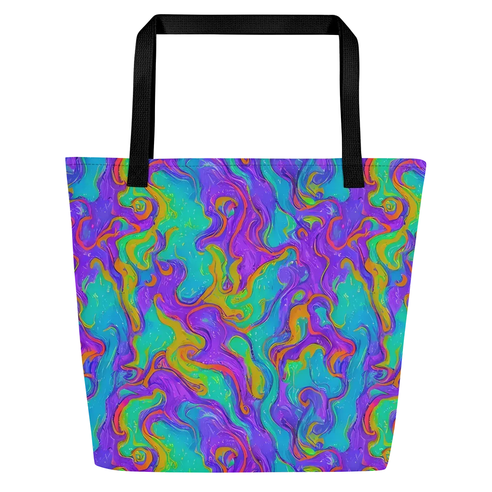 Aurora Fever on Large Tote Bag W/ Pocket — Front