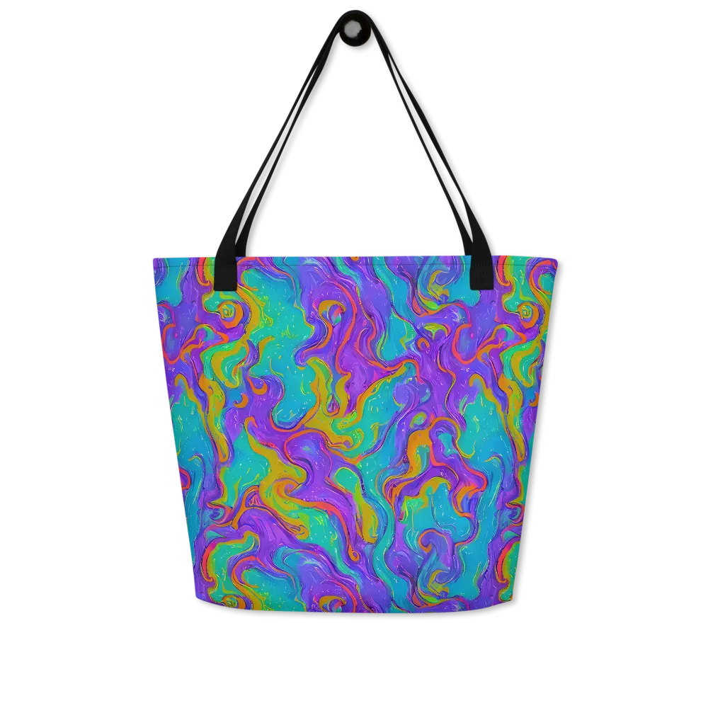Aurora Fever on Large Tote Bag W/ Pocket — Front