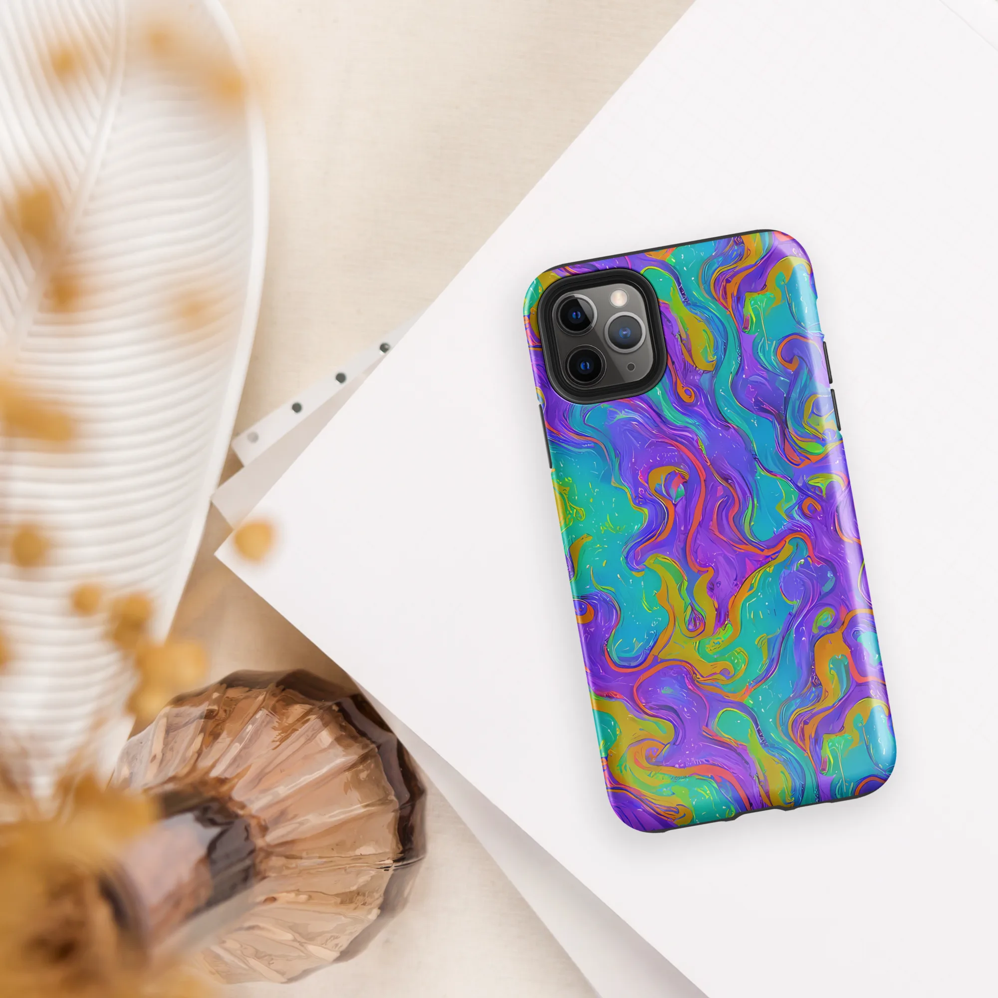 Aurora Fever on Tough Case for iPhone® — Front