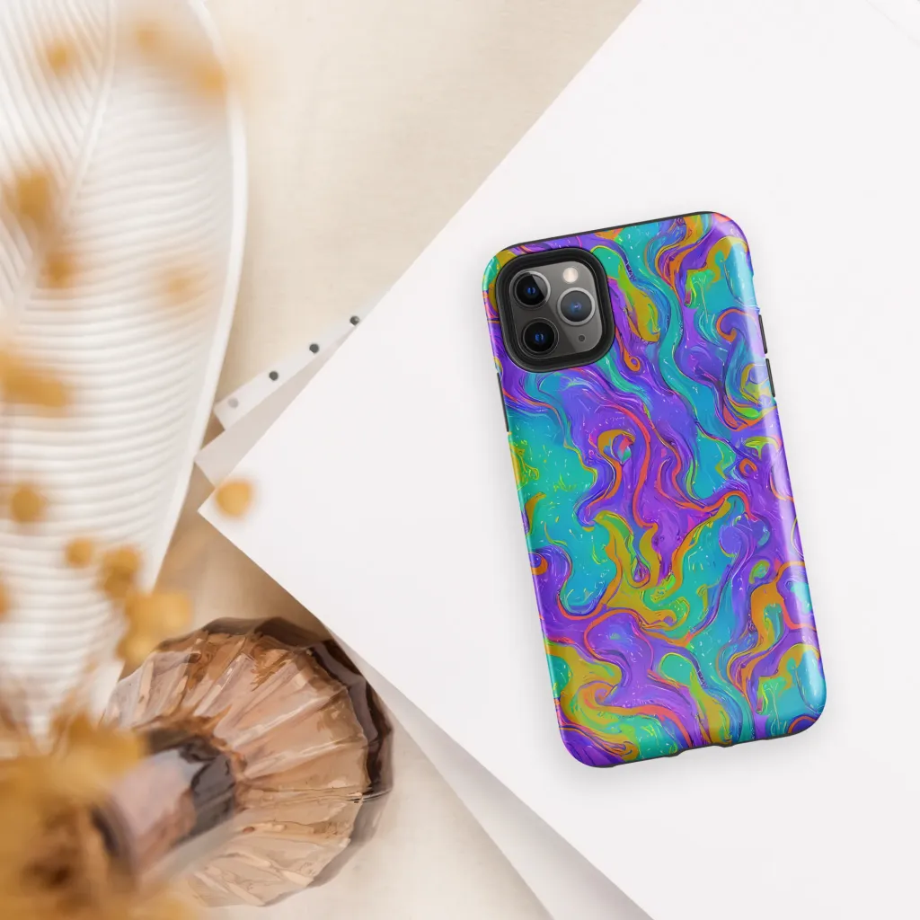 Aurora Fever on Tough Case for iPhone® — Front