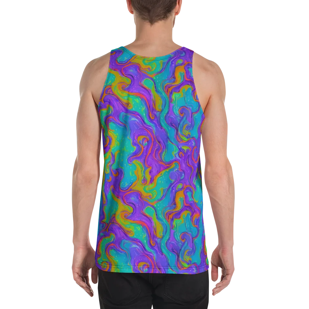 Aurora Fever on Men's Tank Top — Back