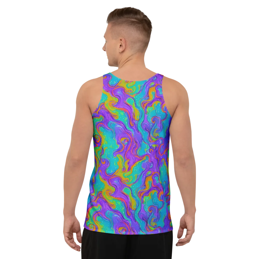 Aurora Fever on Men's Tank Top — Back
