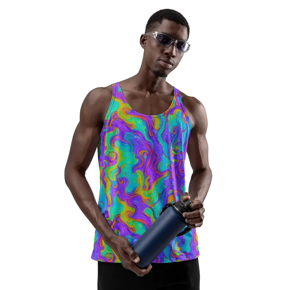 Aurora Fever on Men's Tank Top — Front