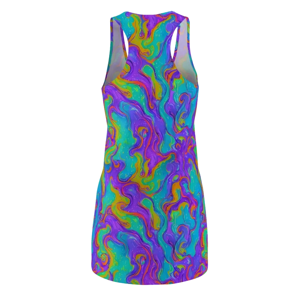 Aurora Fever on Racerback Dress — Back