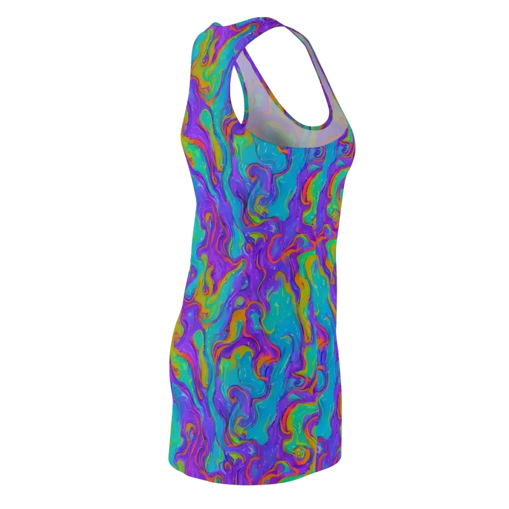 Aurora Fever on Racerback Dress — Back Side