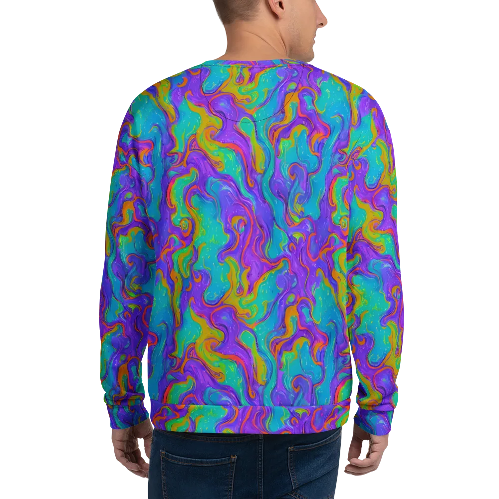 Aurora Fever on Sweatshirt — Back