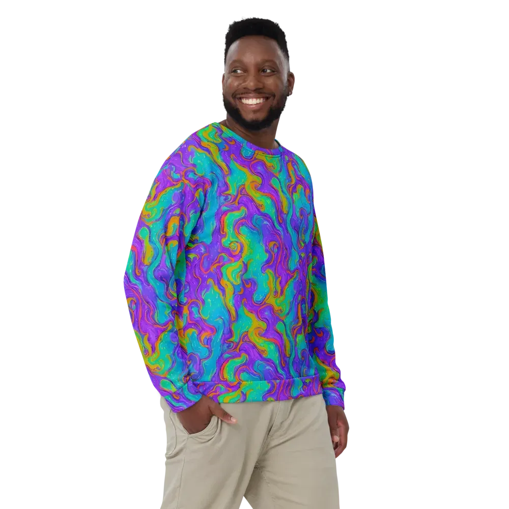 Aurora Fever on Sweatshirt — Front