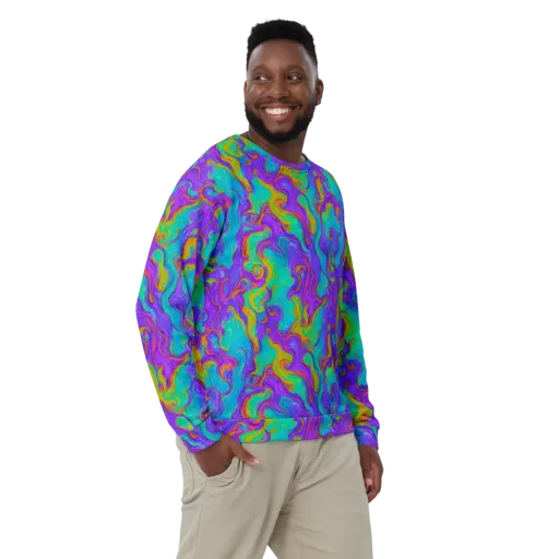 Aurora Fever on a Sweatshirt