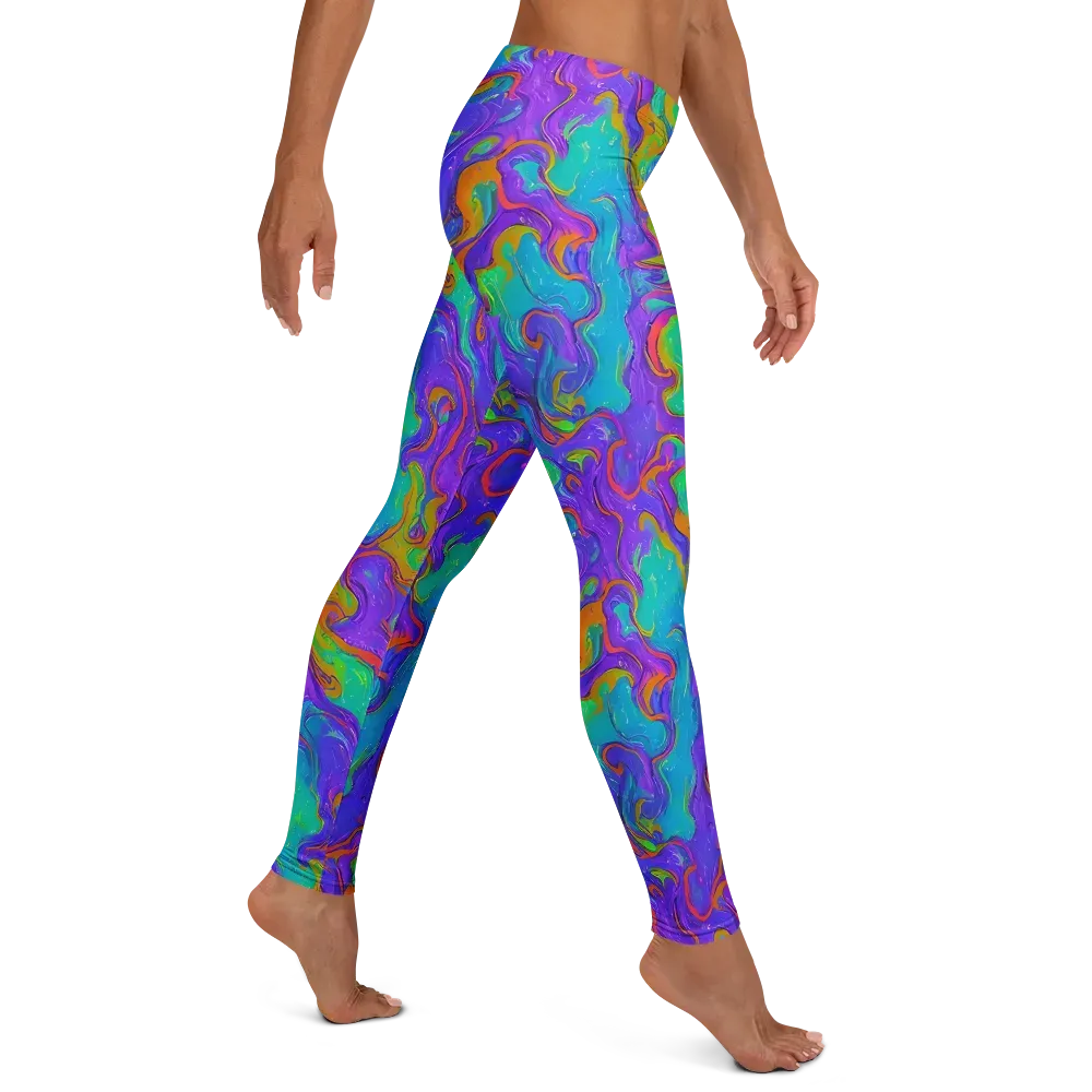 Aurora Fever on Leggings — Right
