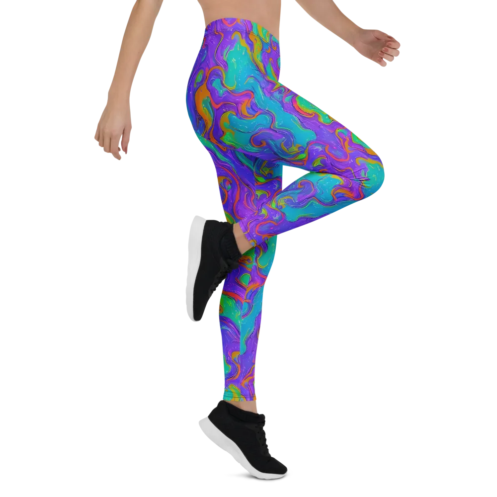 Aurora Fever on Leggings — Right