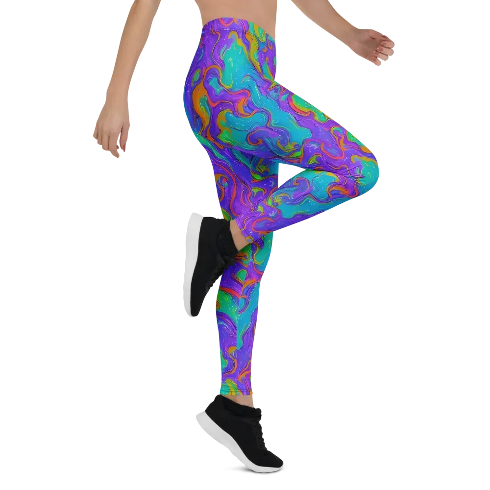 Aurora Fever on Leggings — Right