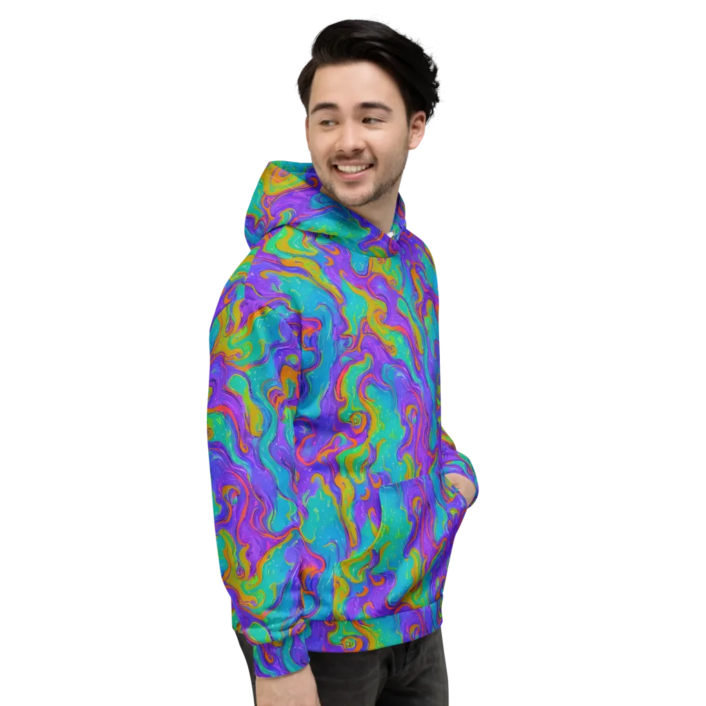 Aurora Fever on Hoodie — Right