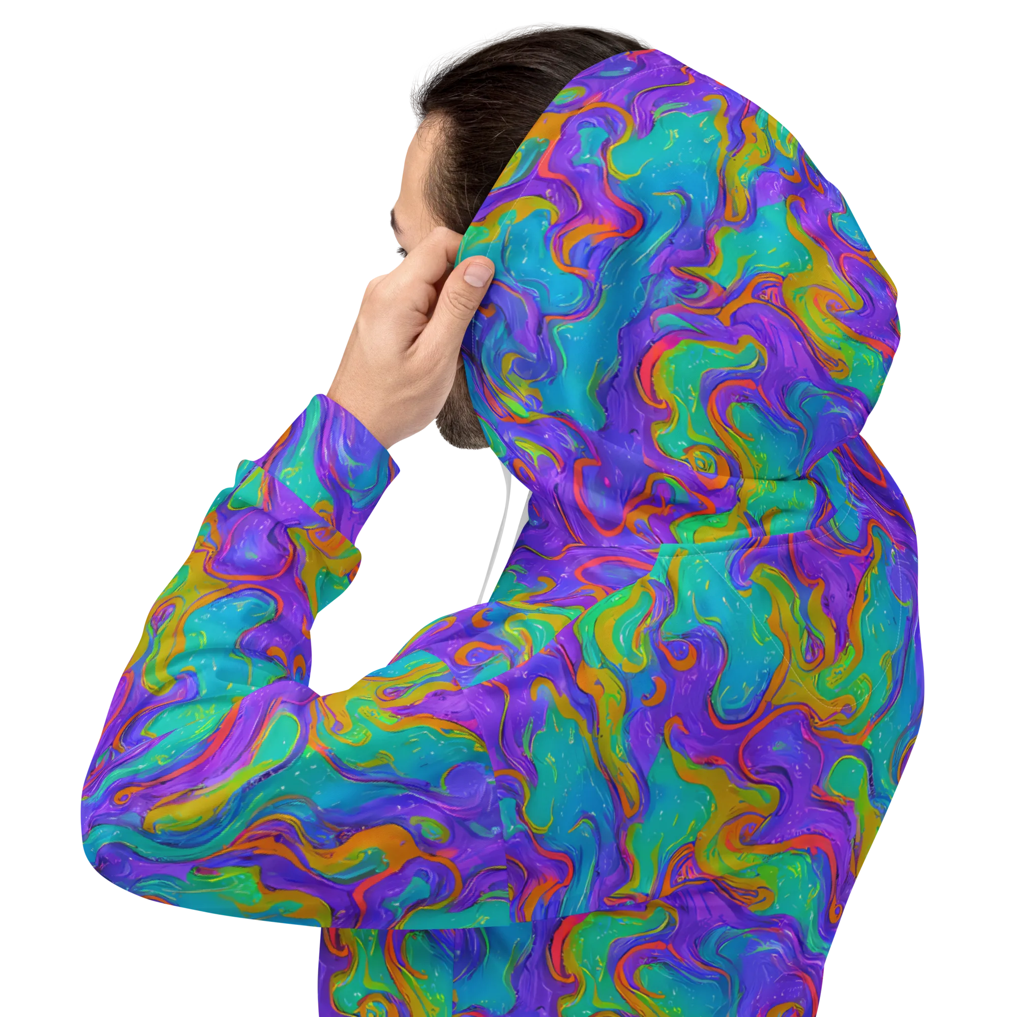 Aurora Fever on Hoodie — Back