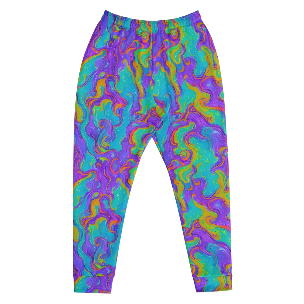 Aurora Fever on Men's Joggers — Front