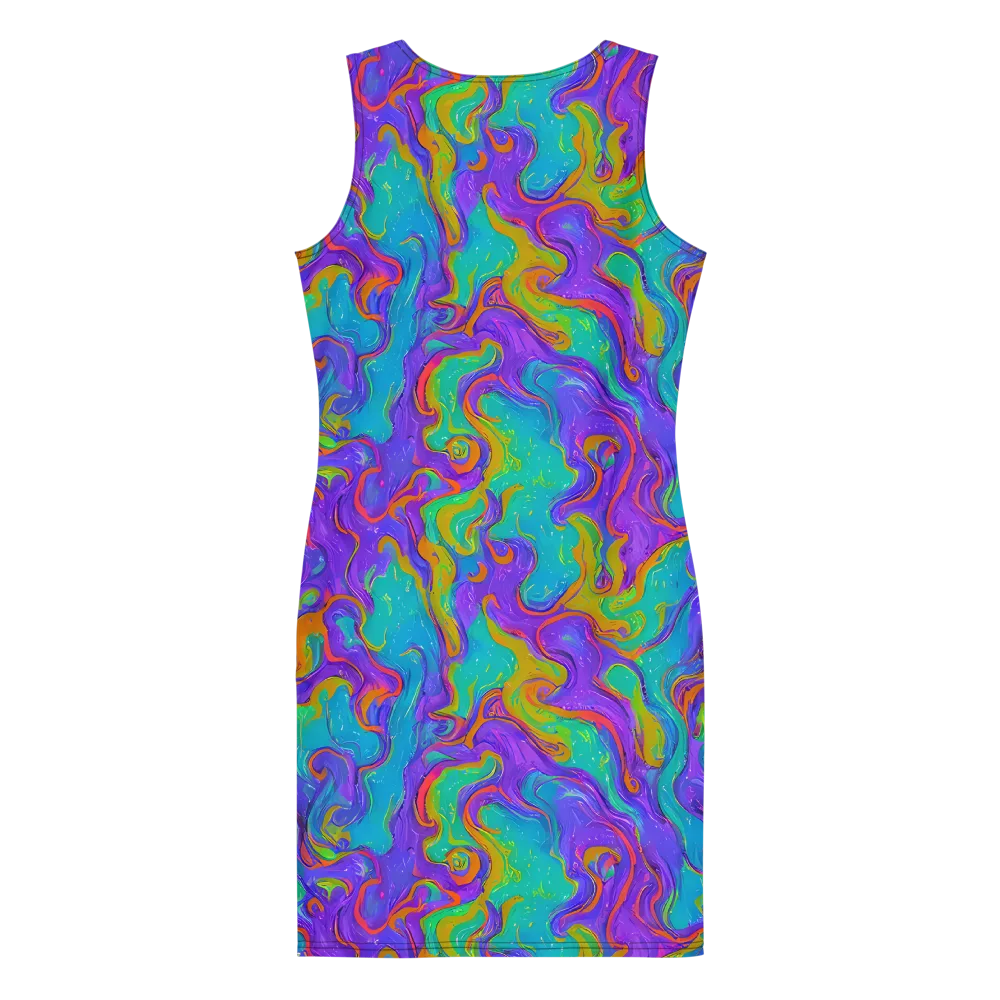 Aurora Fever on Bodycon Dress — Back
