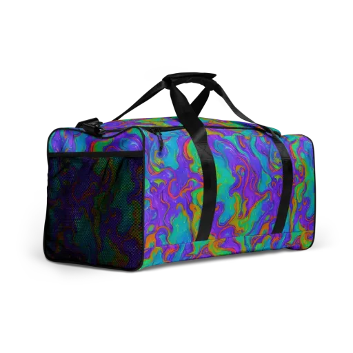 Aurora Fever on a Duffle Bag